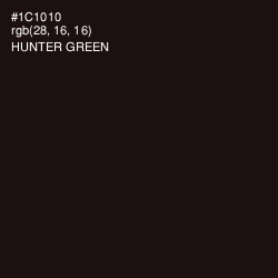 #1C1010 - Hunter Green Color Image
